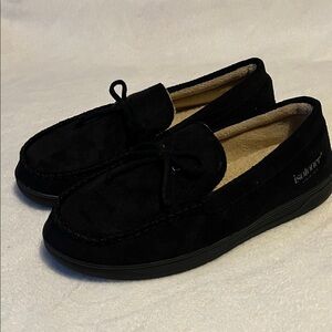 Isotoner Men's Black Suede Loafers